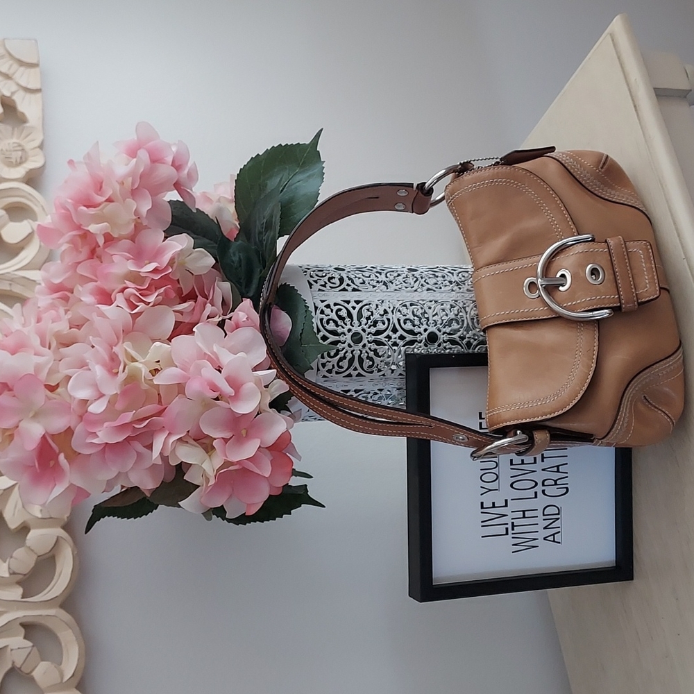 COACH Mini Soho Buckle Leather Shoulder Bag